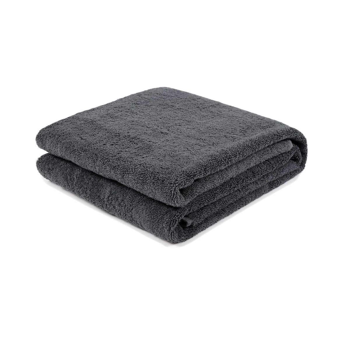 Sanglobal 100% Cotton Premium Soft Bath Towels 600 Gsm | Ultra Soft Turkish Style Ideal Towel For Gym (Charcoal)