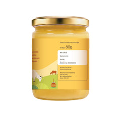 100% Pure Desi Cow Ghee By Earth Story Farms | Naturally Desi Cow Bilona Method Desi Ghee Good For Parathe | (500ml) 16.9 Ounce | Jar Pack