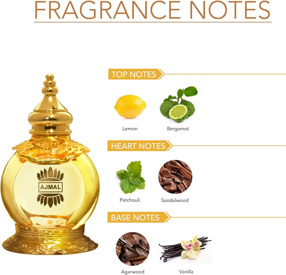 Ajmal Khofooq Cp 18ml 0.6 Fl.oz. & Mukhallat Al Wafa 12ml 0.4 Fl.oz.  And Aretha Eau De Parfum 50ml 1.6 Fl.oz. | Combo For Unisex