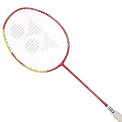 Yonex ASTROX 02 ABILITY Carbon Graphite Badminton Racquet, G4 4U Colour - Red, Grip Size - 3 1/4 Inches