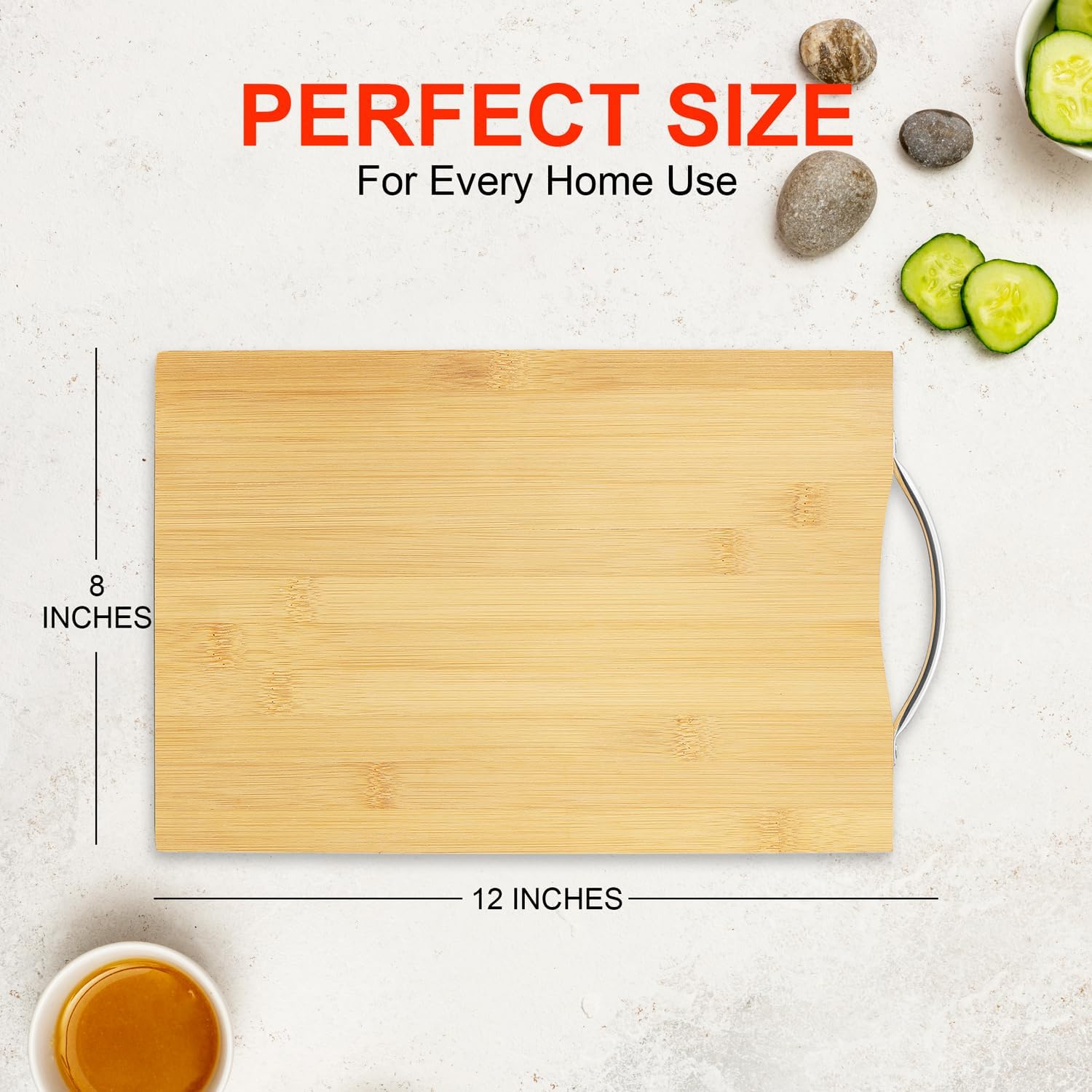 Yellow Wood Cutting Boards For Kitchen | Wooden Chopping Board - Serving Platter - Rolling Board - Bread Board With Juice Groove For Vegetables, Fruits & Cheese