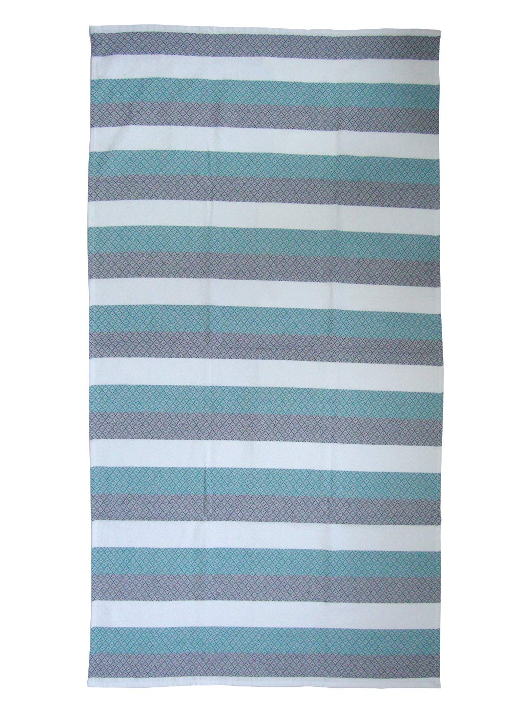 Athom Trendz Living Cotton Bath Towel 600 Gsm | Lightweight, Soft & Absorbent, Quick-Drying, Skin-Friendly, Luxury Quality, Durable Towel - Pack Of 3 (Grey & Green)