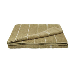 Trident Cotton Bath Towel 550 Gsm | Sanitized Finish, Quick Dry, Travel Friendly Bath Towel (Incense Wood)