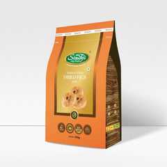 100% Natural Afghani White Jumbo Anjeer Dry Figs By Sindhi 250gm, | Compressed In A Rope, Super Soft Dried Figs Dry Fruits | 8.8 Ounce