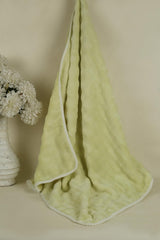 Hanker Bubble Luxury Feather Feel Bath Towel 400gsm | Instant Dry Fabric, Ultra-Soft & Plush Full Large Size Skin Friendly Fabric (Green)