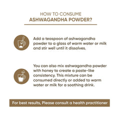 Retroveda Oraganic Ashwagandha Powder Helps Fight Anxiety & Stress Helps Boost Strength, Stamina & Energy 100% Pure & Natural | 100gm 0.2lbs