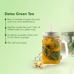 Eco Valley Organic Dandelion Mint Green Tea - 25 Tea Bags | Grown In The Nilgiri Mountains - Zero Calories, Rich In Antioxidant | Low Caffeine