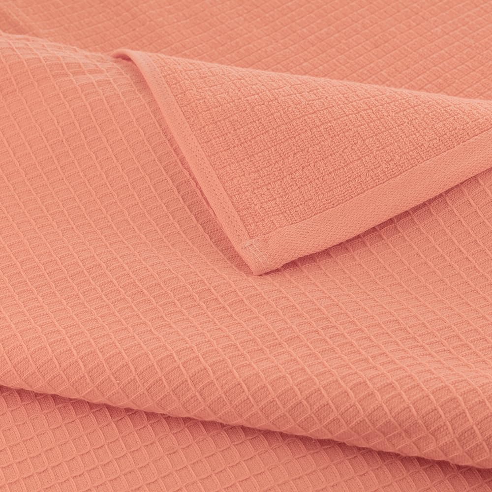 Casa Copenhagen Egyptian Cotton Exotic Hand Towel 400 Gsm (Wf Malibu Peach)- 2 Pcs
