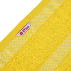 Casa Copenhagen Egyptian Cotton Waffle Large Size Bath Towel 500 Gsm (Yellow)