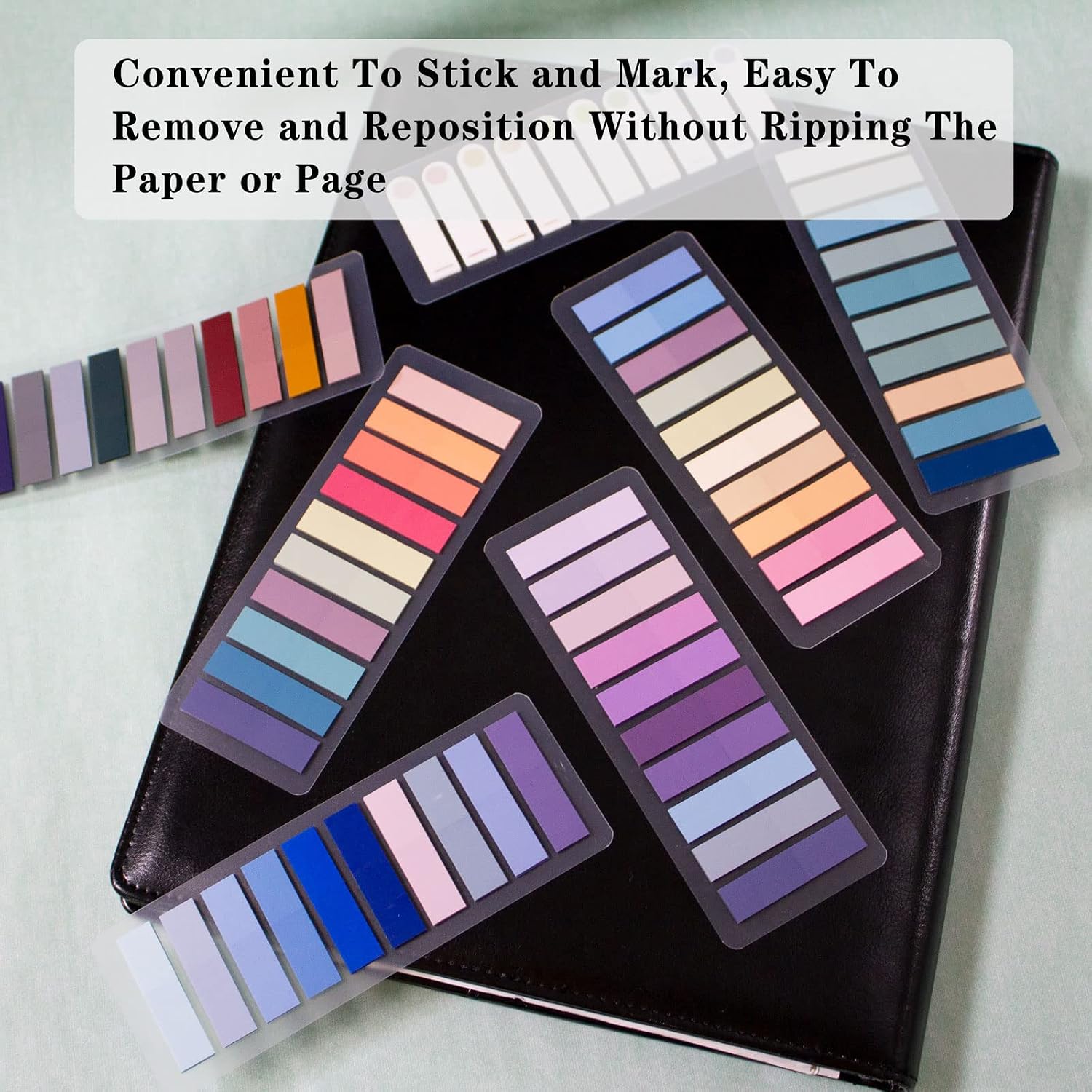 Sticky Tabs 600pcs Page Markers, Repositionable Book Flags Tabs, Perfect For Documents & Notes