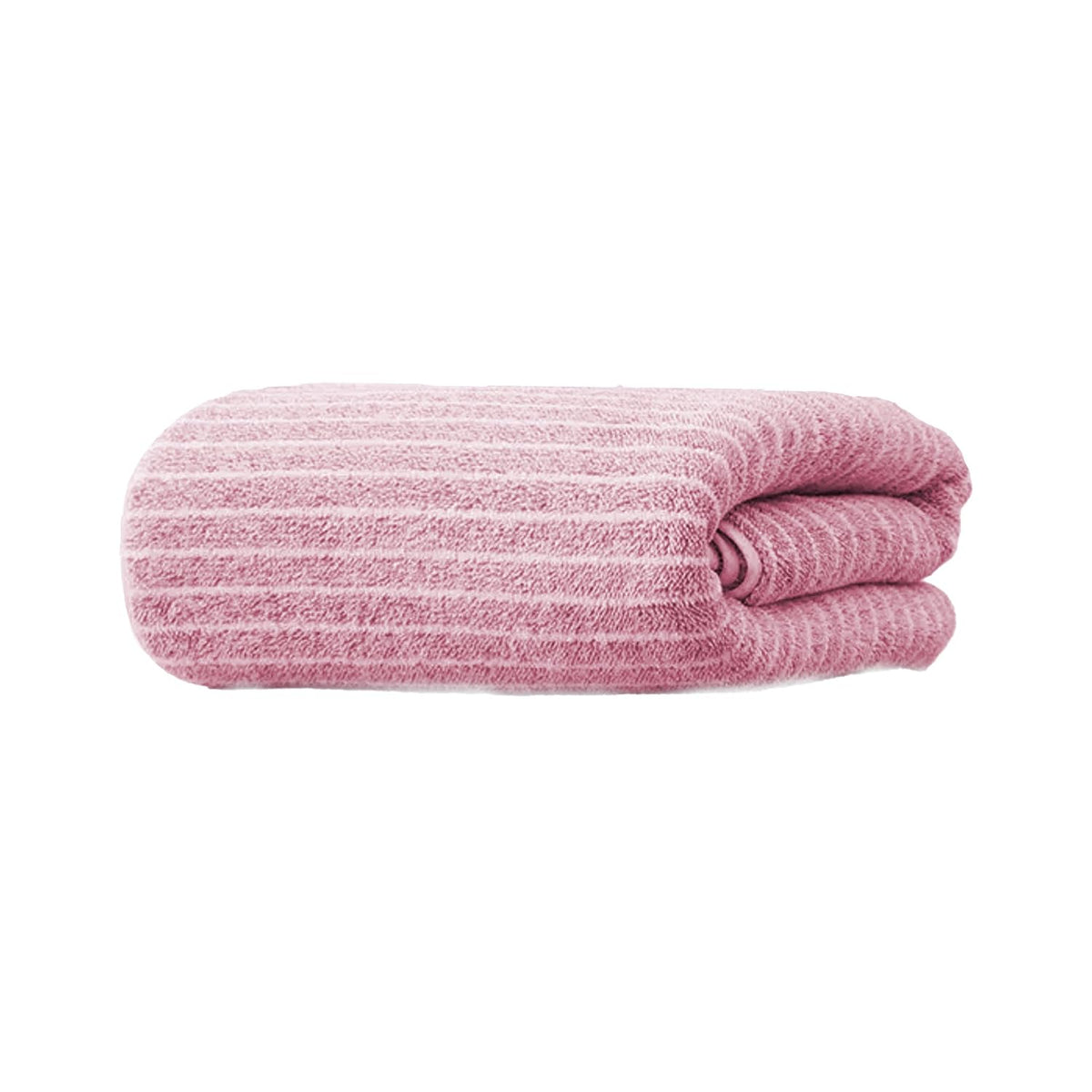 Black Gold The Finer Touch Microfiber Striped Hand Towel 200 Gsm | Soft & Quick Dry, Lightweight & Absorbent Face Towel (Pink) - Pack Of 1