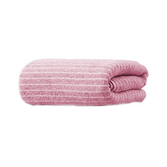 Black Gold The Finer Touch Microfiber Striped Hand Towel 200 Gsm | Soft & Quick Dry, Lightweight & Absorbent Face Towel (Pink) - Pack Of 1