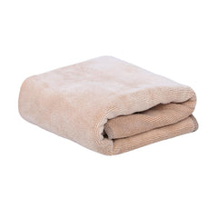 Housse Premium Microfiber Bath Towel 550 Gsm | Extra Large Quick Dry Towels Super Soft Plush | Ultra Absorbent For Home, Swimming, Sports, Travel (Beige)