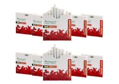 Aarogyam Herbals 100% Tobacco & Nicotine Free Cigarette For Relieve Stress & Mood Enhance Product For Smokers - 10 Sticks In Each Packet Gulkand Flavour, Pack Of 10