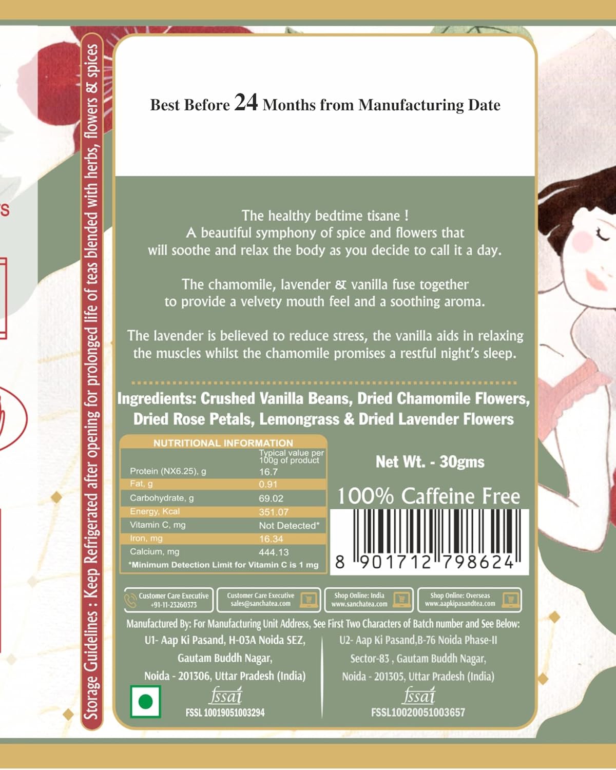 San-Cha Herbal Tea Combo Pack Of 3 - Sleeping Beauty + Happy Hair + Glowing Beauty Herbal Tea Bags, 75 Pyramid Tea Bags | Caffeine Free