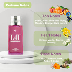 JD International L 4 U Apparel Unisex Perfume With Long Lasting Fragrance - 100ml, 3.4 Fl.oz | Love For You Perfume For Men & Women