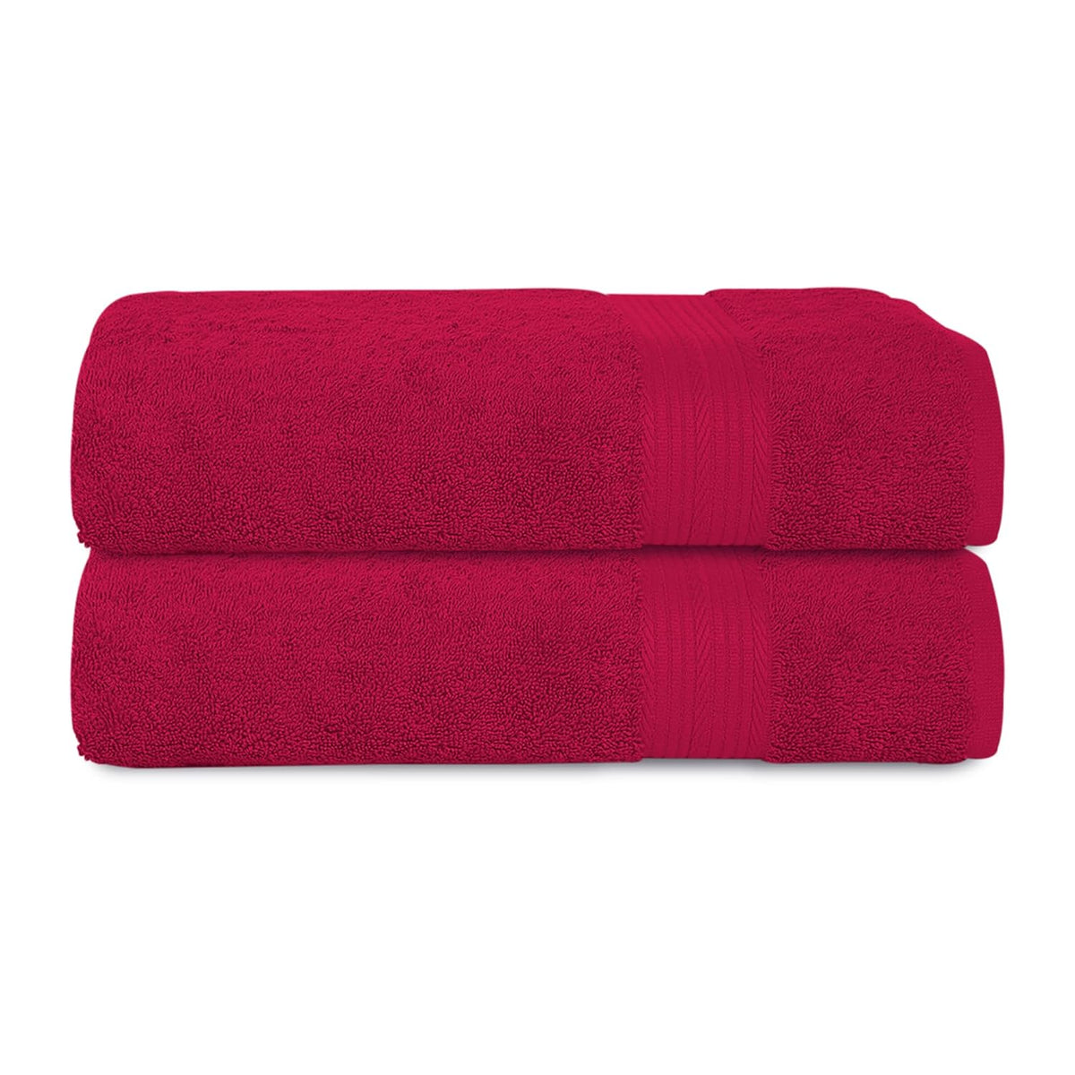 House Of Terry 100% Cotton Bath Towel 1000 Gsm | Quick Dry, Soft & Absorbent, Fade-Resistant, Skin-Friendly, For Men & Women Towel (Paradise Pink) - Pack Of 2