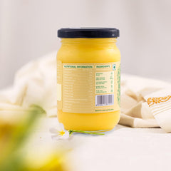 100% Natural A2 Cow Ghee Desi By Sarthak Satvik | Nutrient Rich Ghee Made With Traditional Binola Method Good | 500ml (250ml * 2) 16.9 Ounce | Jar Pack