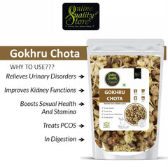 Online Quality Store Ghokru Chota, Tribulus Terrestris Seeds Raw, Small Caltrops, 100 % Pure, Natural, Helps Improve Digestion & Gives Relief From Intestinal Gas | 900gm 1.9lbs