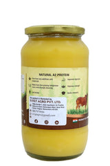 Premium Desi Gir Cow Ghee By Evigt Agro | High In Protein Fiber Healthy Desi Ghee Good For Cooking | (1 Litr) 33.8 Ounce | Jar Pack