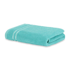 Welspun 100% Cotton Quik Dry Bath Towel 380 Gsm | High Absorbency Super Soft, Fast Drying Bath Towels | Large Size Bath Towel For Men & Women (Green)