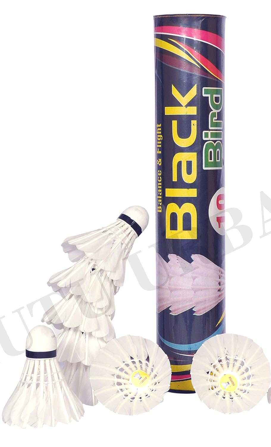Mutu Urbanpace Bird Badminton Feather Shuttlecock | White , Pack Of 10 ...