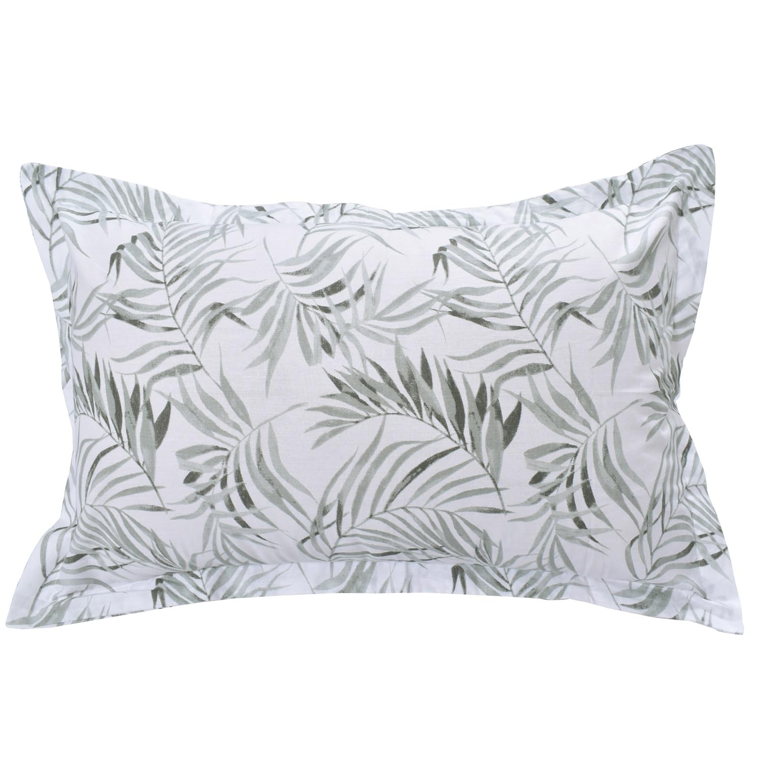 Cotton Single Bedsheets With 1 Pillow Covers - 55 X 88 Inches, Forest Green & White | Ideal For House - Bedroom, Guest Room, Perfect Gift For Festivals