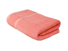 Space Fly Cotton Luxury Bath Towels 600 Gsm (Orange)- Pack Of 1