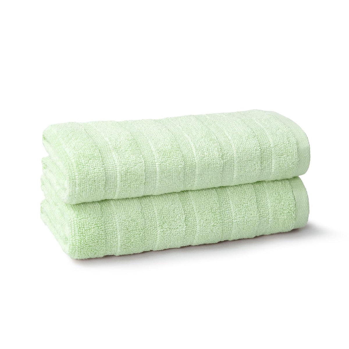 Mytrident Quick Dry 100% Cotton Hand Towel 400 Gsm (Sage Green) - 2 Pcs