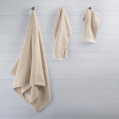 Spread Spain Resort Luxurious Cotton Towels 720 Gsm | Bath, Hand & Washcloth Towels Sets Of 3 Super Softness & Absorbent (Brich)