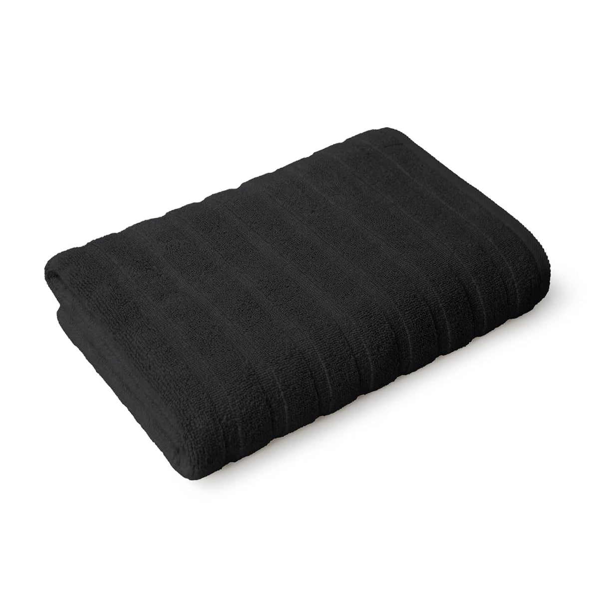 Mytrident Quick Dry 100% Cotton Bath Towel 450 Gsm (Black) - 1 Pcs