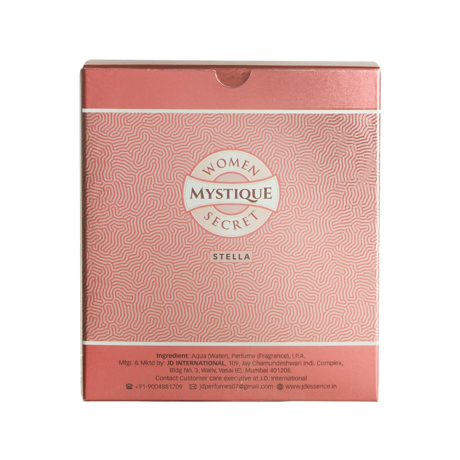 JD International Mystique Stella Perfume For Women - 100ml, 3.4 Fl.oz. | French Secret | Long Lasting Fragrance