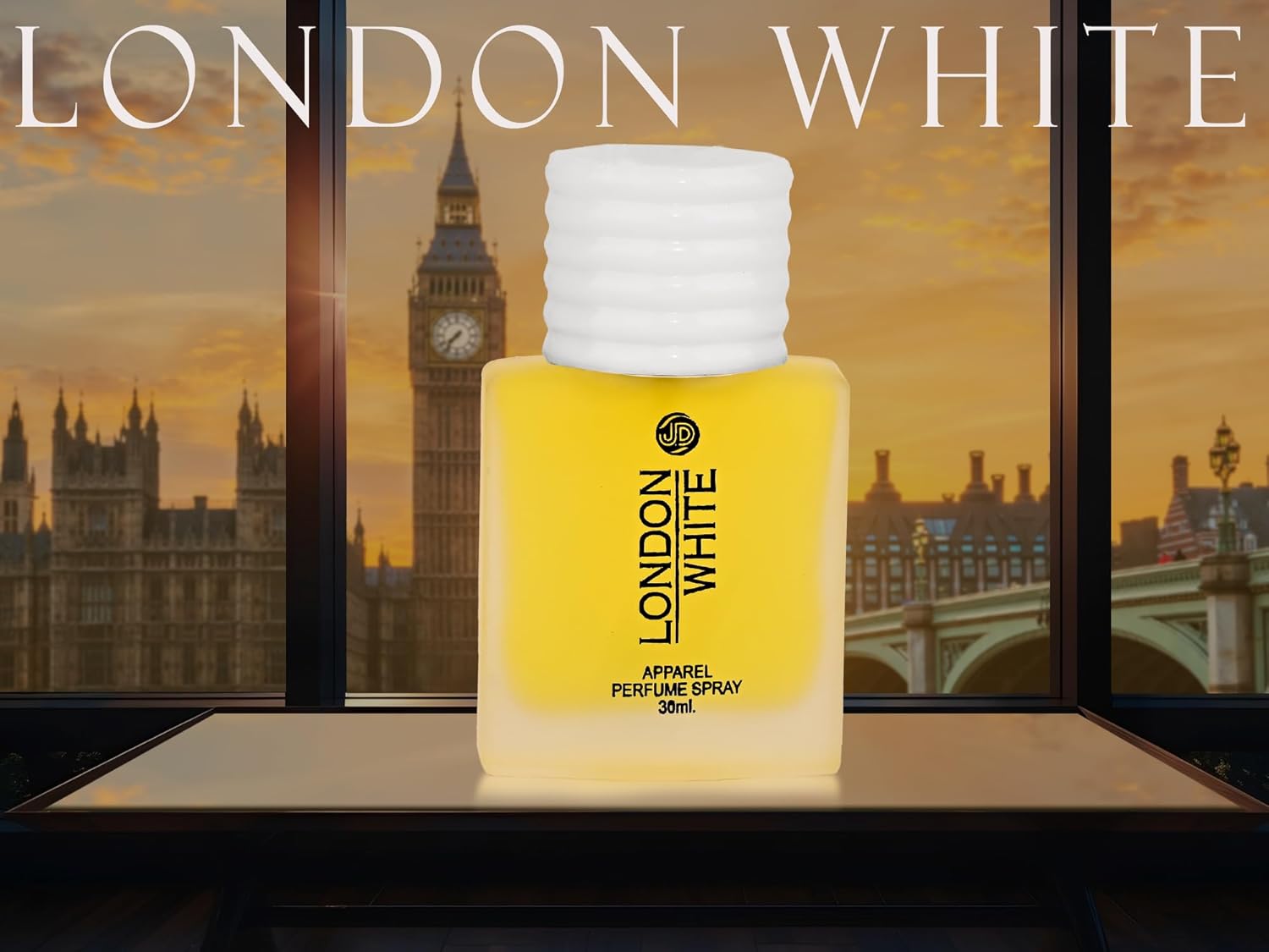 JD International London White Apparel Unisex Perfume With Long Lasting Fragrance - 30ml, 1.02 Fl.oz. | Perfume For Women