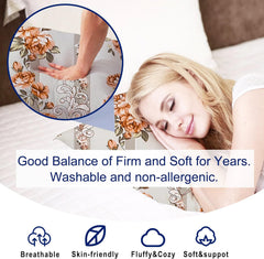 Microfiber Square Pillow Cushion For Sofa, Black & Brown, Grey - 16 X 16 Inch | Soft, For Comfort & Back Support | Breathable, Washable, Premium Cotton Cushion Cover, Neck Support - Set Of 4