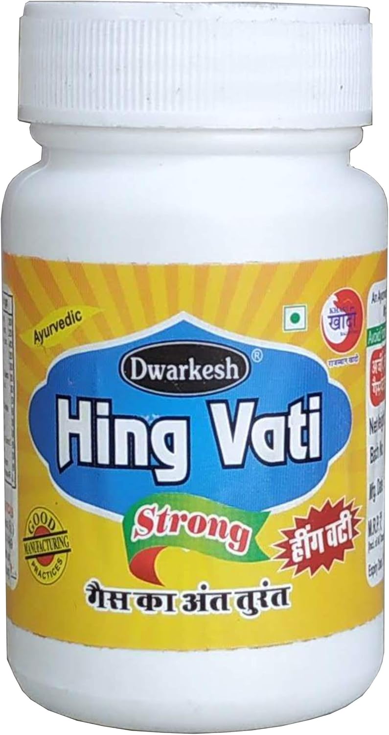 Dwarkesh Hing Vati 250gm, (50gm *2 Bottle)