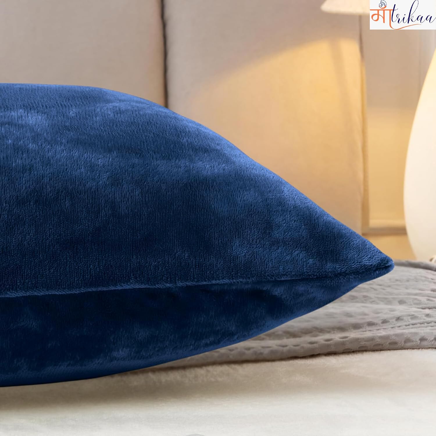 Full Body Pillow, Long Sleeping, For Side Sleeping Hugging, Cuddling, Blue - 54 X 18 Inches | For Relaxing & Pregnancy Comfort, Velvet Pillow With Removable Cover, Adjustable Pillow