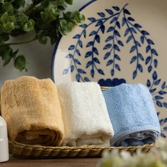 Mush 100% Bamboo Face Towel 500 Gsm | Ultra Soft, Absorbent, & Quick Dry Towels For Facewash, Gym, Travel | Suitable For Sensitive/Acne Prone Skin (Pack Of 9 Assorted)
