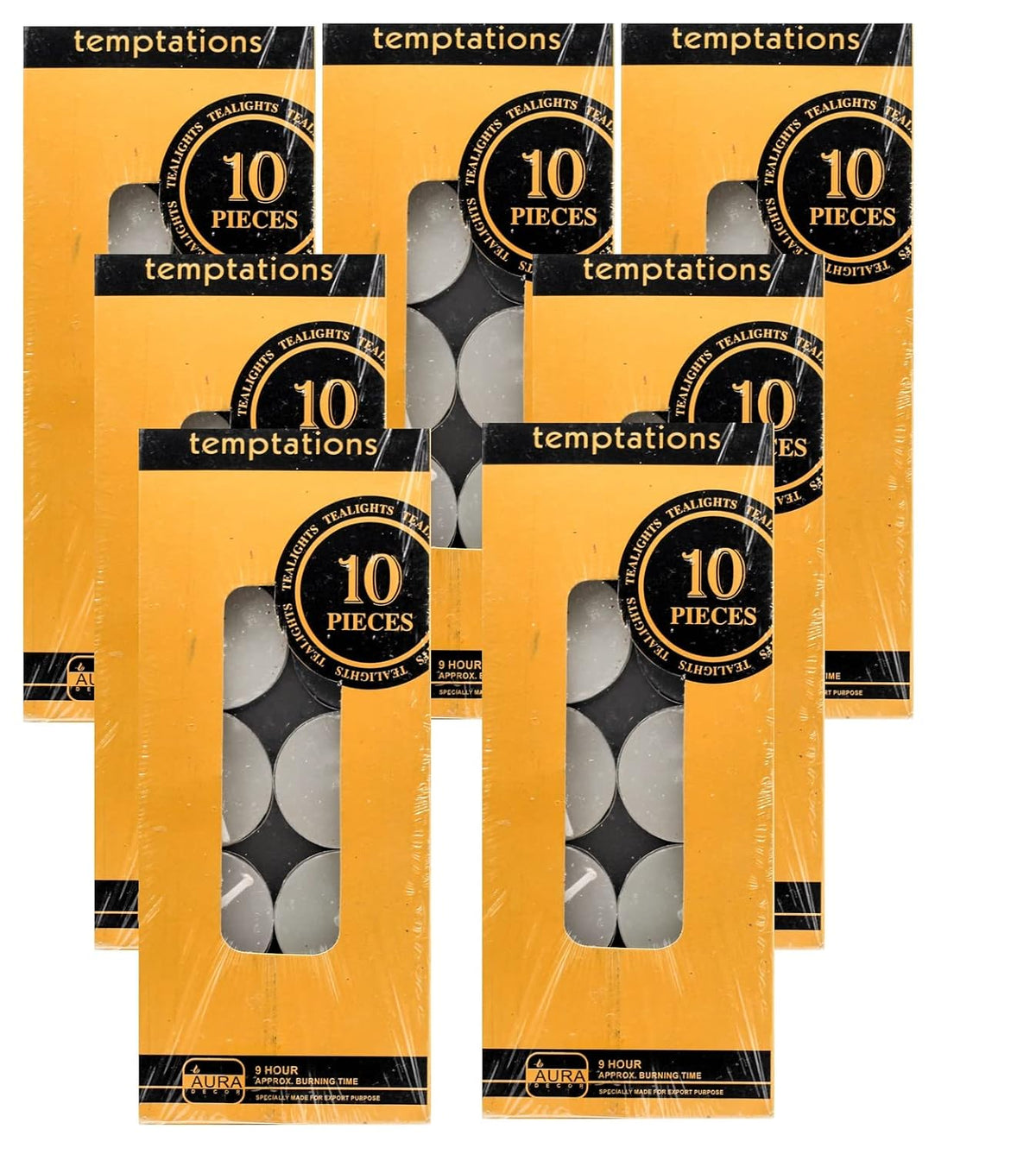 WHITE SMOKELESS TEALIGHT CANDLES PACK OF 70 | PERFECT FOR RESTURANT & PACE DECOR
