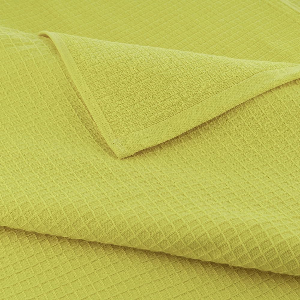 Casa Copenhagen Egyptian Cotton Exotic Hand Towel 400 Gsm (Wf Lime Green)- 2 Pcs
