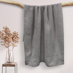 Sassoon Anatolia 100% Cotton XL Bath Towel 500 Gsm | Extra Soft, Quick Drying & Super Absorbent Bath Towel For Men & Women (Grey)