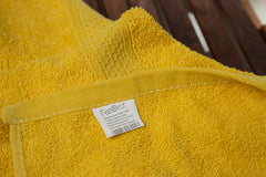 Fezora 100% Cotton Bath Towel 450 Gsm | Ultra Soft, Quick Dry, High Absorbency, Skin-Friendly Large Size Bath Towel (Yellow)