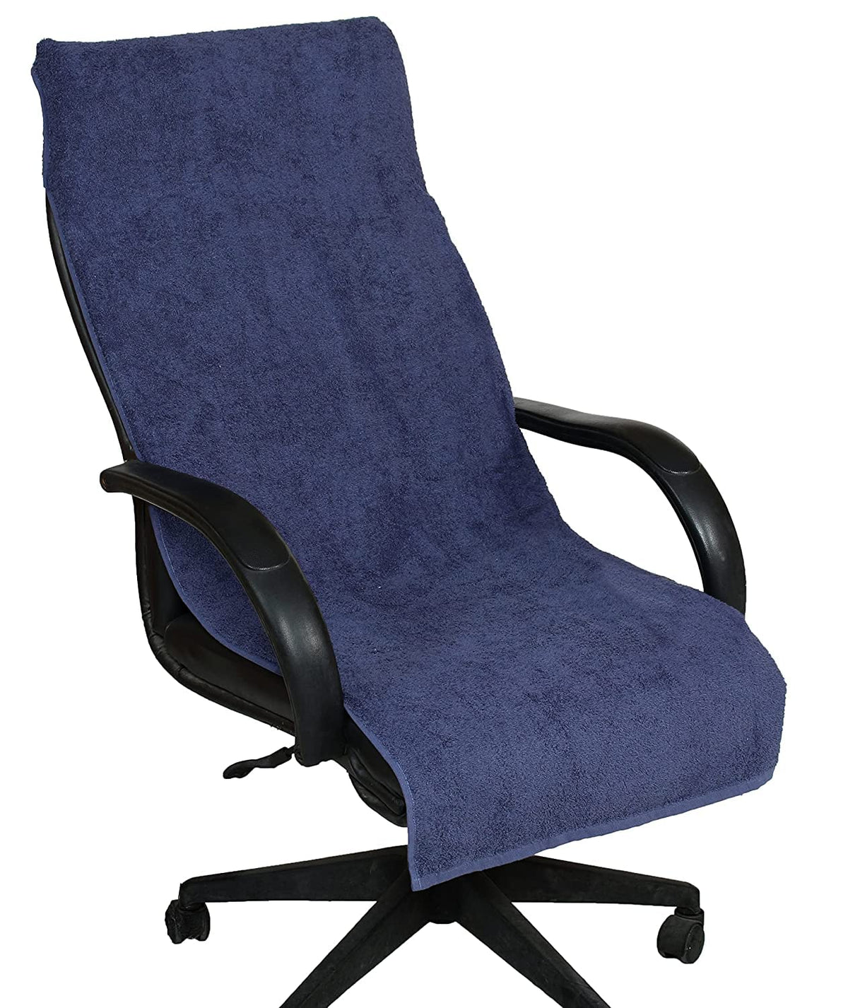 Lrsdaa 100% Cotton Single Large Ultra Soft Chair Towel 550 Gsm (Blue)