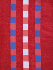 Cotton Bath Towel 450 Gsm | Absorbent Super Soft & Comfortable Quick Drying Towel (Red)