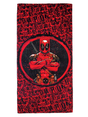 Athom Living Kids Soft Cotton Cartoons Digital Printed Bath Towel 300 Gsm (Deadpool)