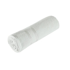 Ayus Cotton Bath Towel 500 Gsm | Super Absorbent Bath Towel For Men & Women Lightweight & Odour Free (White)