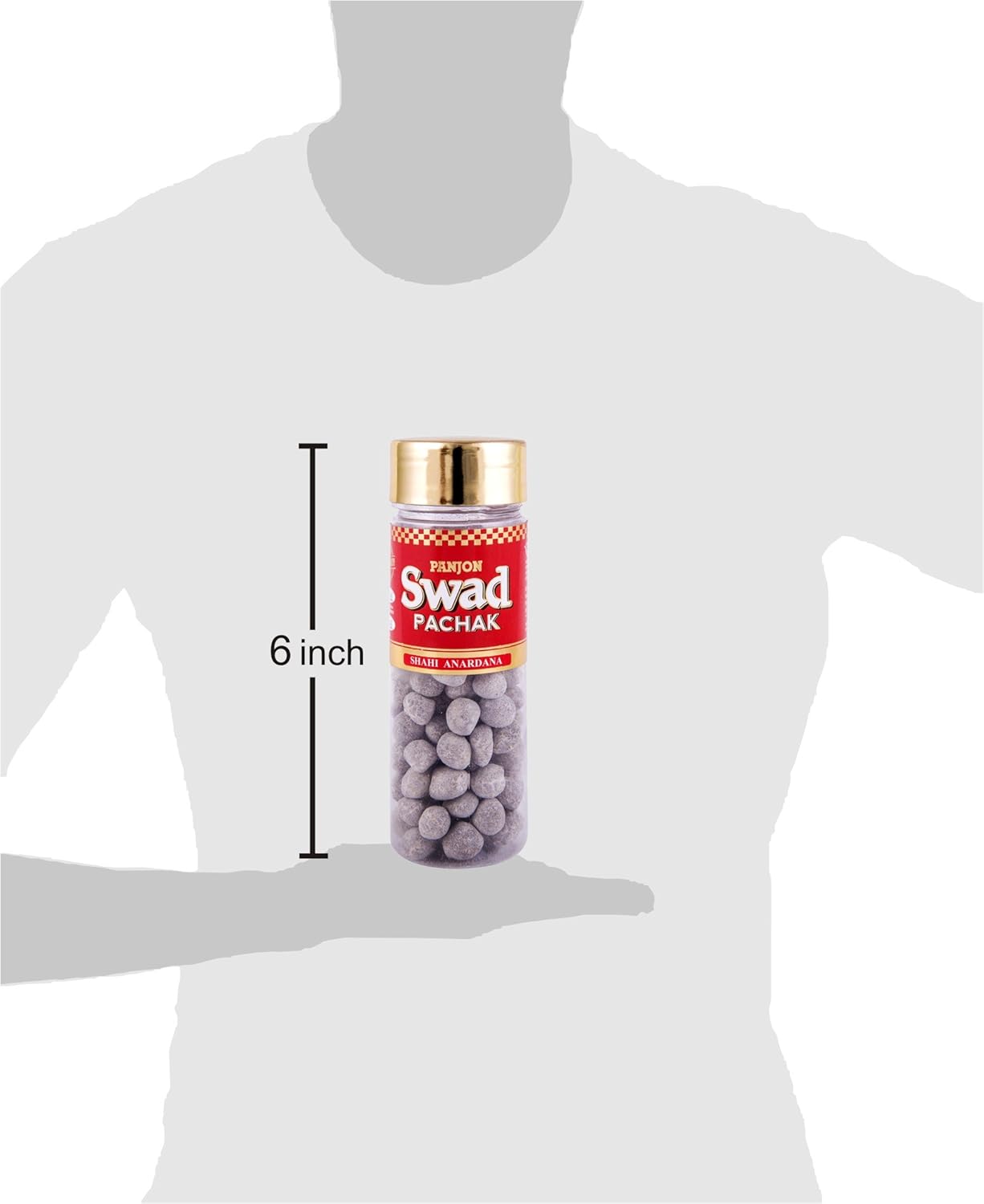 Panjon Swad Imli Ram Laddoo Mukhwas 130gm, Bottles | Digestive Mouth Freshener