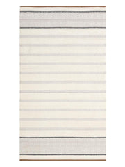 Homefresh Decorative Cotton Bath Towel 500 Gsm | Geometric Pattern Brown & White (Zen)