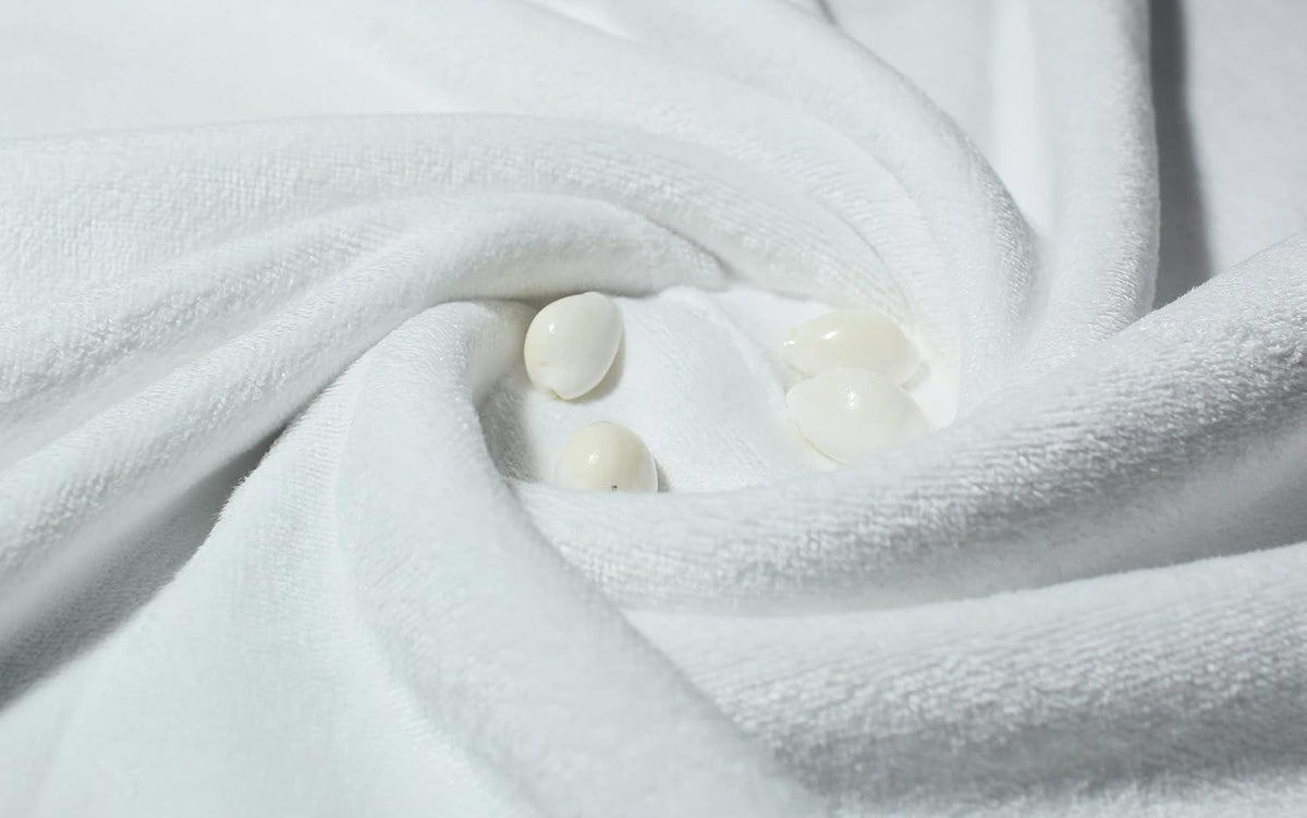 U & U Unique Utilities Microfiber Bath Towels Large Size 400 Gsm | Bath Towel For Men & Women | Soft, Ultra Absorbent & Quick-Dry Towels For Bathing (White)