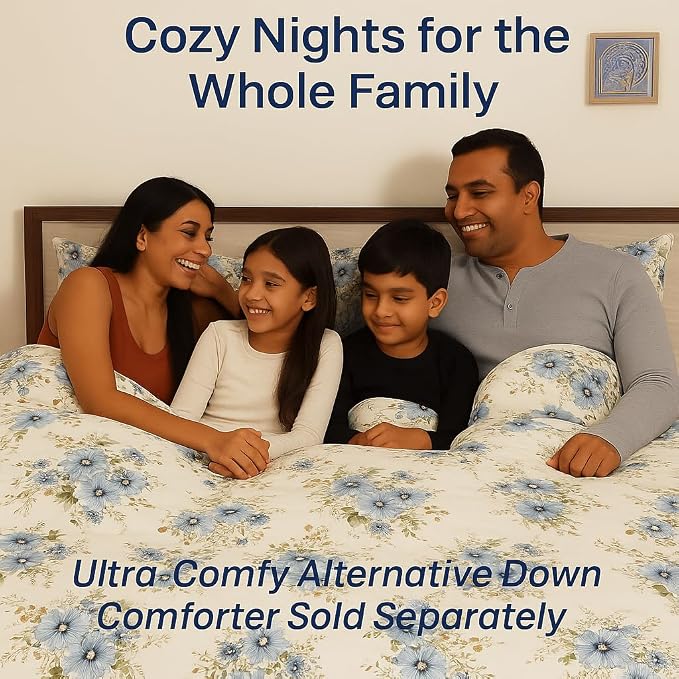 King Size Bedsheet With 2 Pillow Covers - 102 X 108 Inches, White | Ultra Soft & Breathable Microfiber, Friendly Summer Bedding