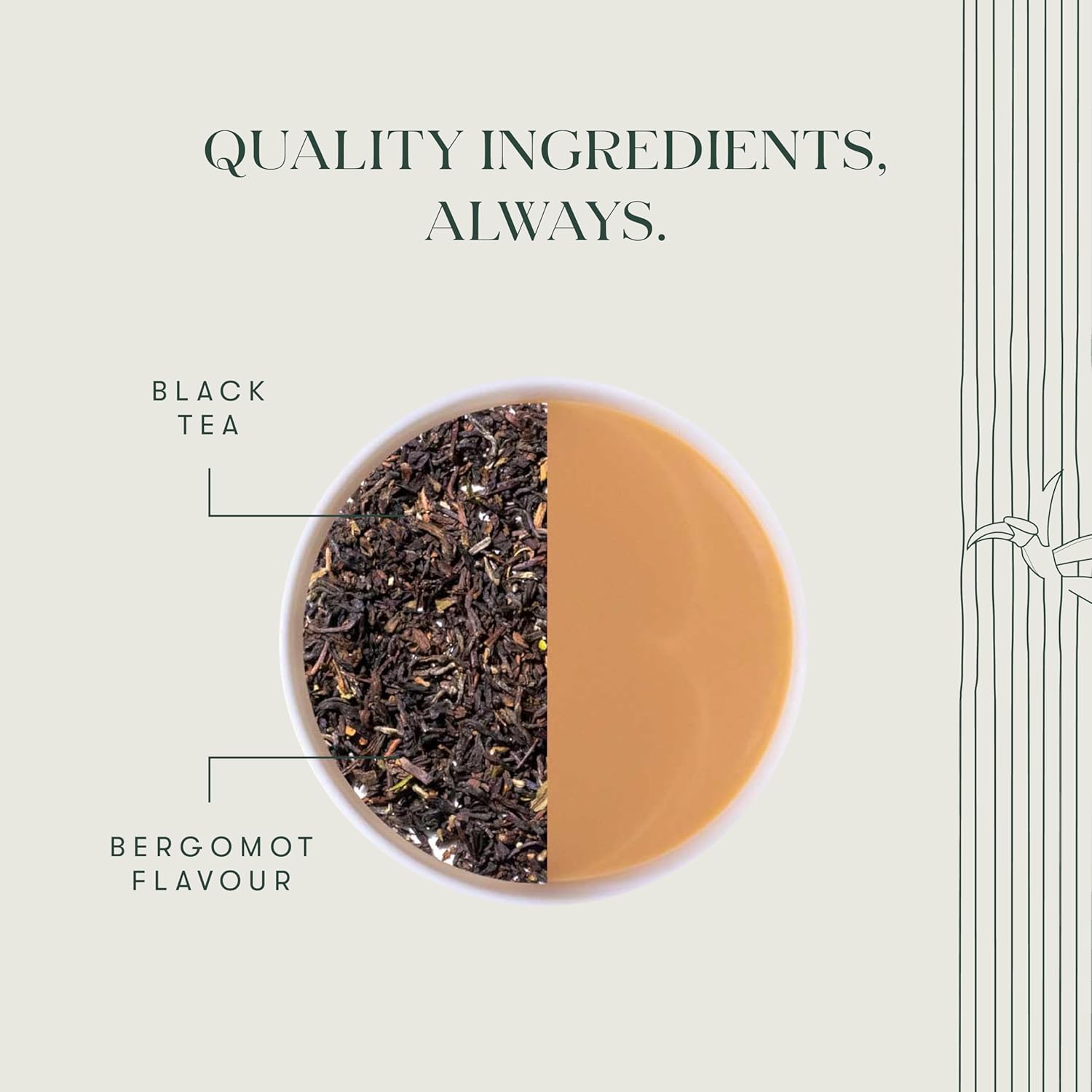 Luxmi Estates Earl Grey Black Tea - 30gm, 1.05 Ounce, 15 Tea Bags | USDA Organic Certified Tea - 100% Natural Bergamot Extracts | High Caffeine Black Tea